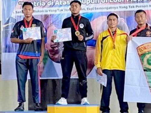 Pegulat Lampung meraih perak dan perunggu pada Kejurnas Padang Open 2025