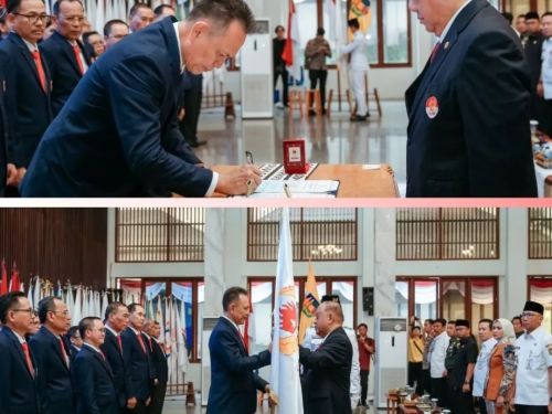 Ketua Umum KONI Pusat Lantik Pengurus KONI Provinsi Lampung 2025–2029