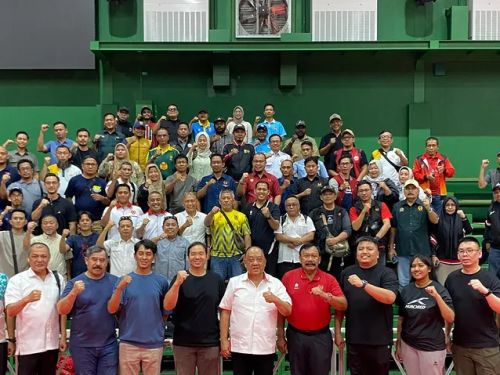 Ketum KONI Pusat Tinjau Kesiapan PON Beladiri di Kudus