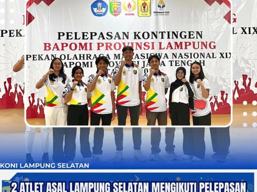 KONI Lampung Selatan Beri Dukungan untuk Atlet POMNAS 2025