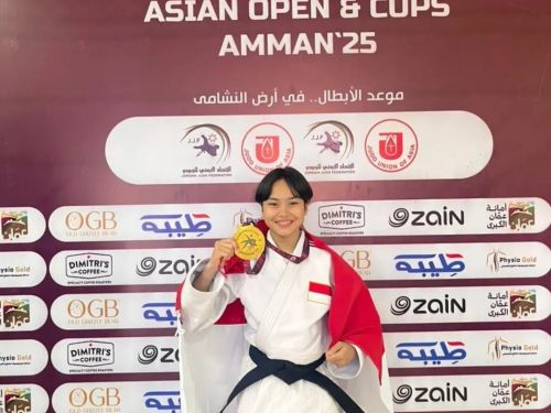 Judoka muda Lampung Nahella Nadzwa Zahra Sabilla meraih medali internasional pada berbagai Asian Cup 2025