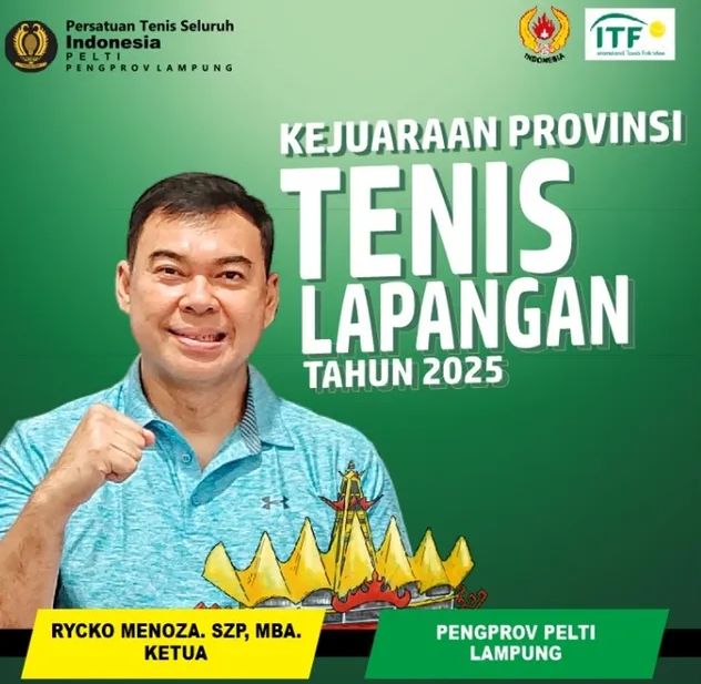 Pengumuman Kejuaraan Provinsi Tenis Lapangan Lampung 2025